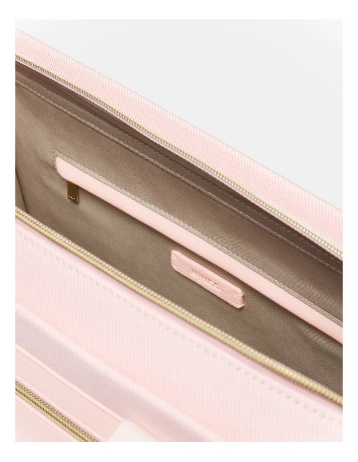Patch Tote Bag Bags Non Leather in Light Pink image 7