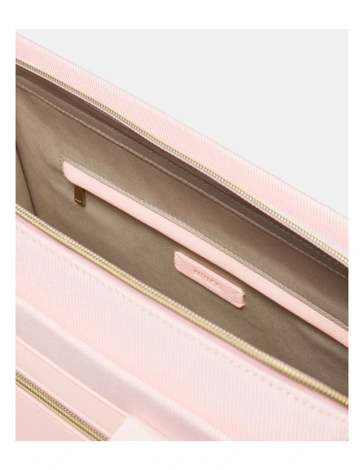 Patch Tote Bag Bags Non Leather in Light Pink image 7