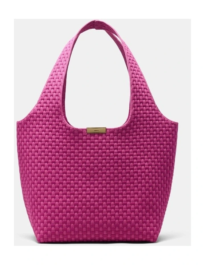 Amelie Basket Tote Bag Bags Non Leather in Fuchsia image 1