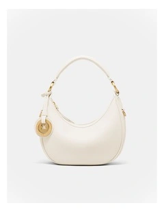 Luna Mini Crescent Bag Bags Leather in Off White