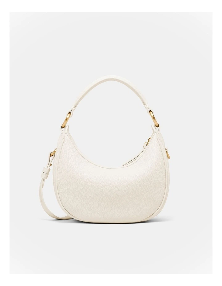 Luna Mini Crescent Bag Bags Leather in Off White image 3