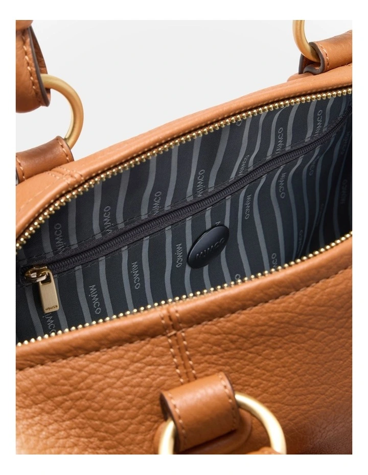 Mini Button Bag Bags Leather in Rust image 5