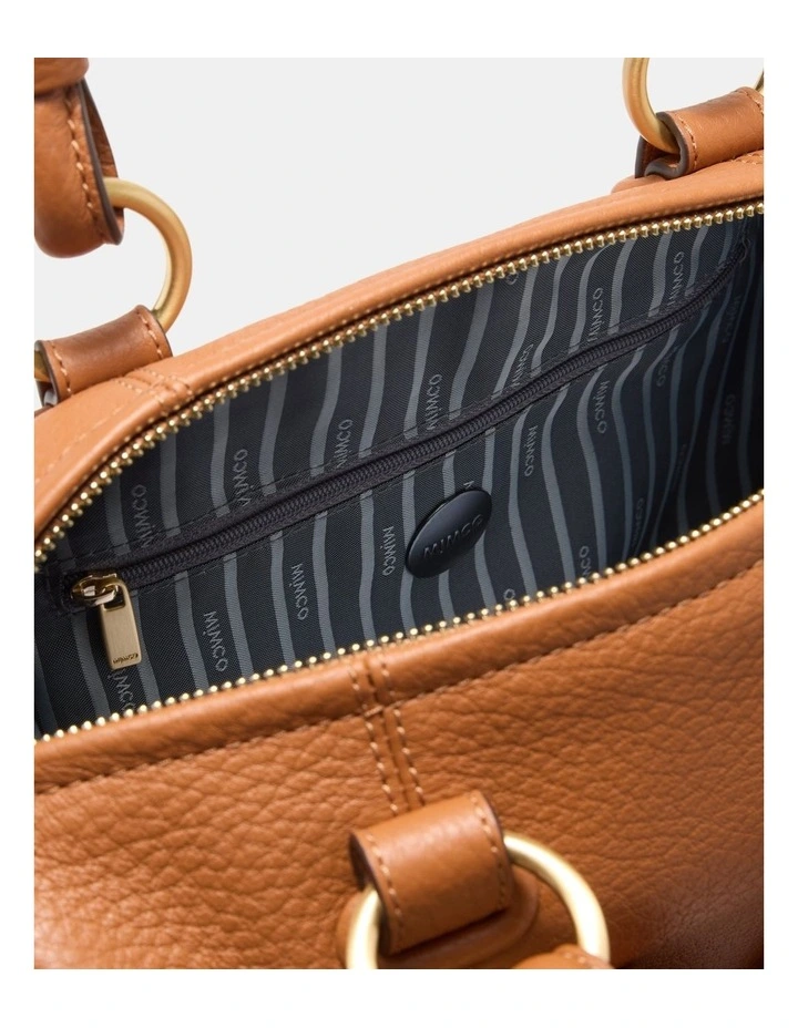 Mini Button Bag Bags Leather in Rust image 5