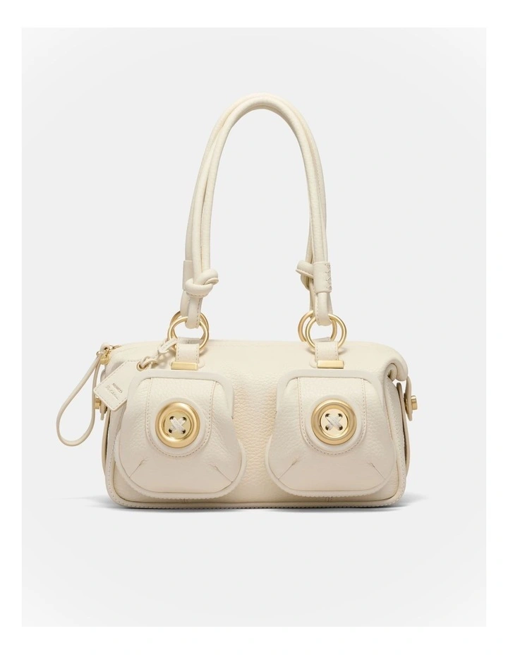 Mini Button Bag Bags Leather in Off White image 1