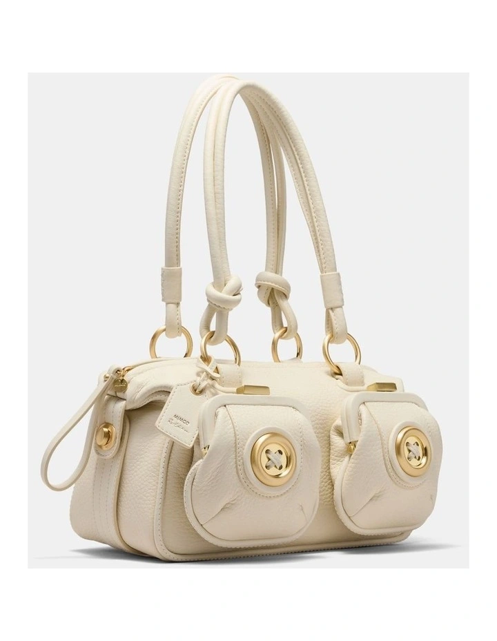 Mini Button Bag Bags Leather in Off White image 3