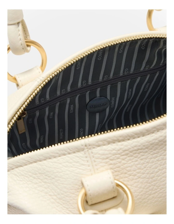 Mini Button Bag Bags Leather in Off White image 6