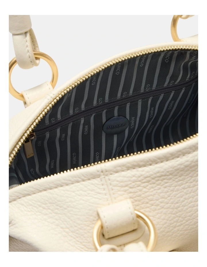 Mini Button Bag Bags Leather in Off White image 6