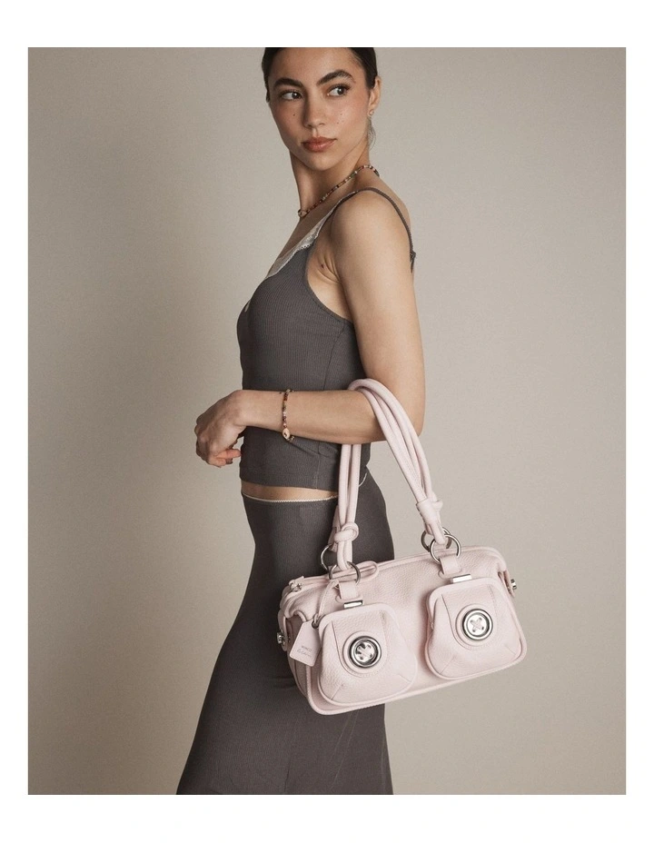 Mini Button Bag Bags Leather in Pink Mist image 2