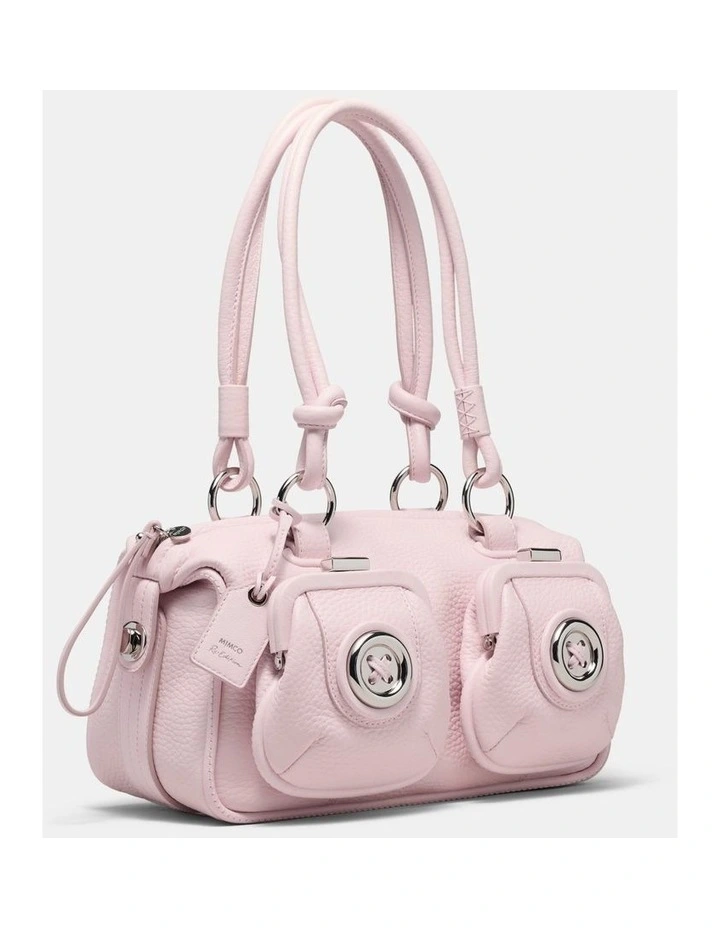 Mini Button Bag Bags Leather in Pink Mist image 3