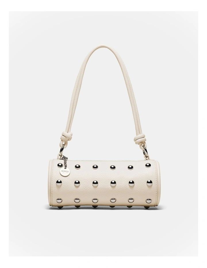 Barrel Mini Shoulder Bag Bags Leather in Off White image 1