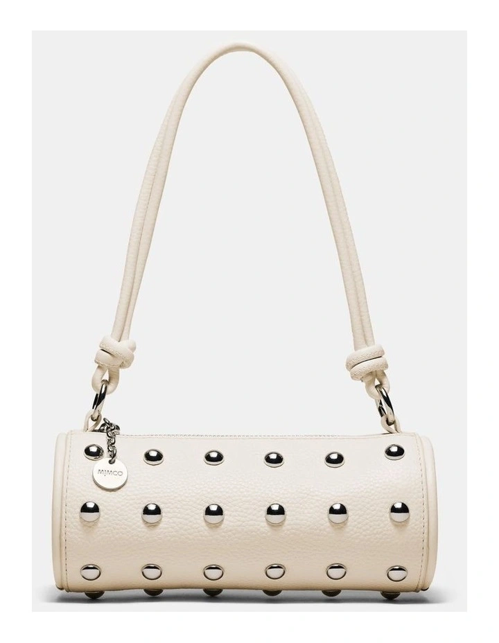 Barrel Mini Shoulder Bag Bags Leather in Off White image 1