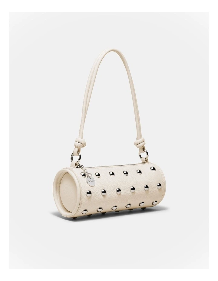 Barrel Mini Shoulder Bag Bags Leather in Off White image 2