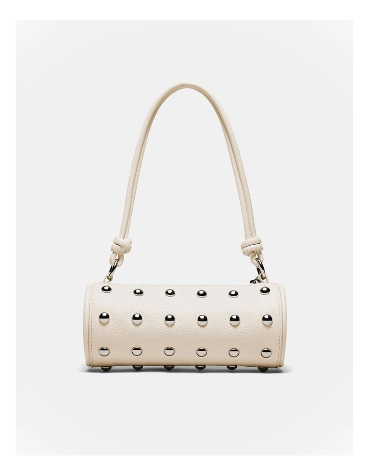 Barrel Mini Shoulder Bag Bags Leather in Off White image 4