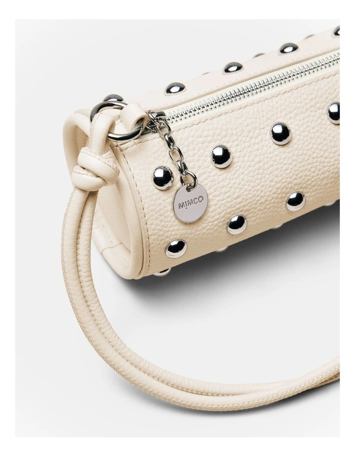 Barrel Mini Shoulder Bag Bags Leather in Off White image 5
