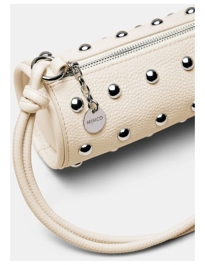 Barrel Mini Shoulder Bag Bags Leather in Off White image 5