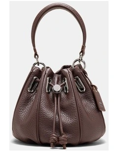 Cocoon Bag Bags Leather  in Chocolate