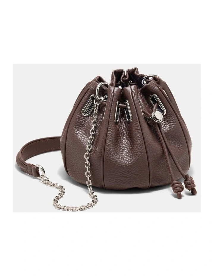 Cocoon Bag Bags Leather in Chocolate image 3