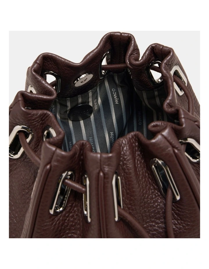 Cocoon Bag Bags Leather in Chocolate image 6