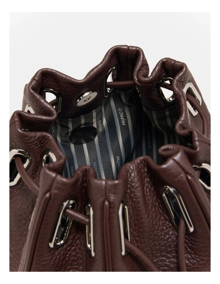 Cocoon Bag Bags Leather in Chocolate image 7