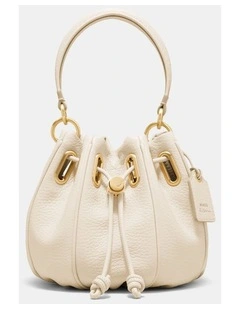 Cocoon Bag Bags Leather  in Off White