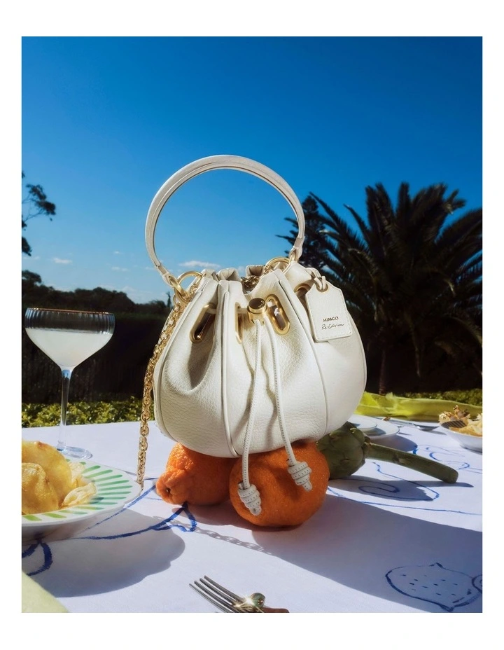 Cocoon Bag Bags Leather in Off White image 2