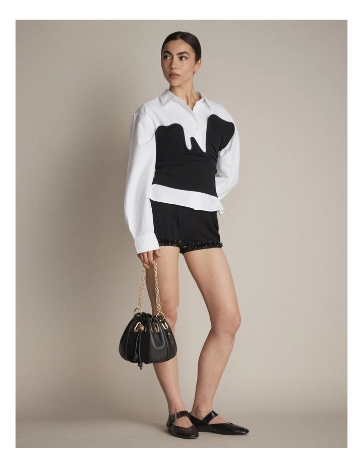 Cocoon Bag Bags Leather in Black image 4