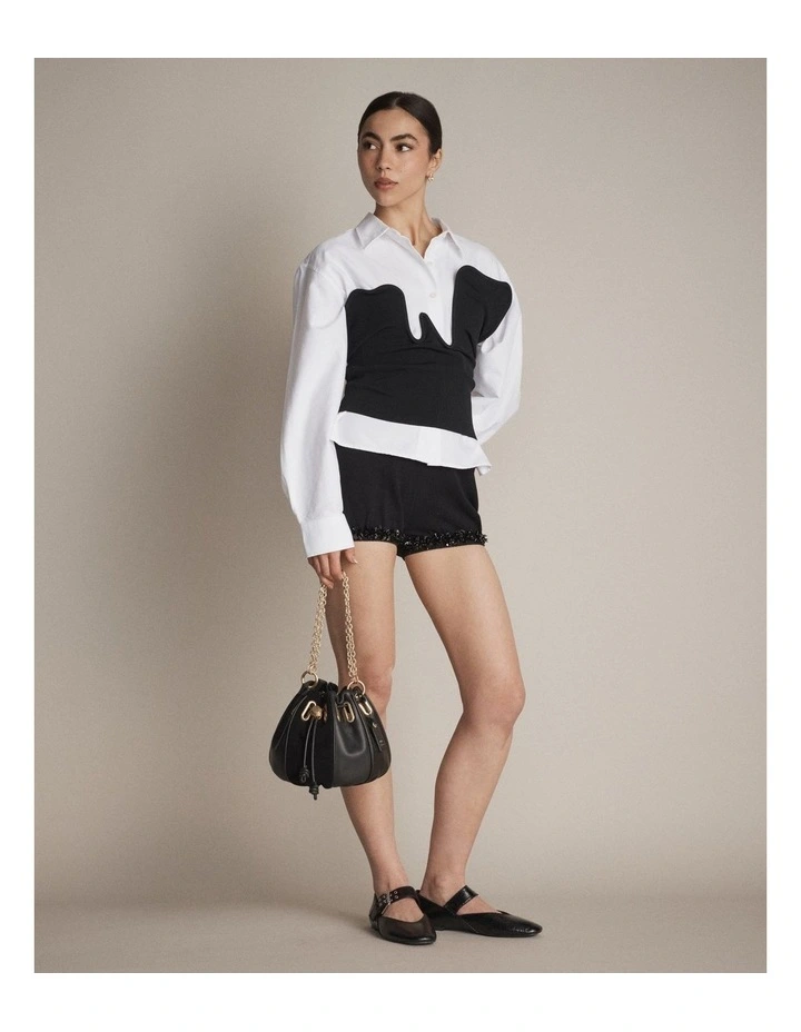 Cocoon Bag Bags Leather in Black image 4