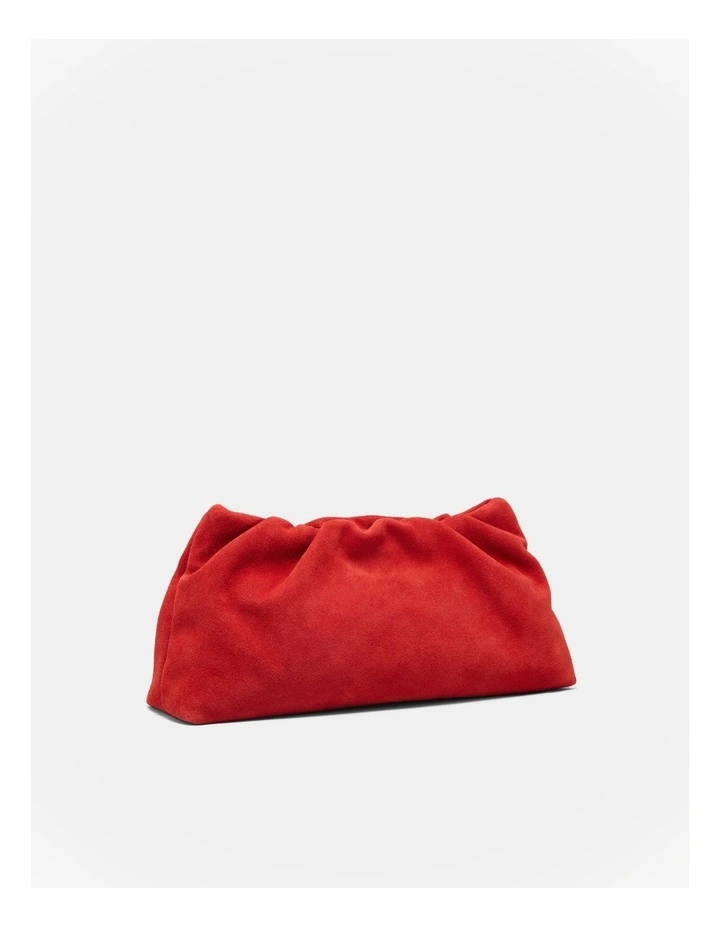 The Clutch Bag Bags Leather in Red image 3