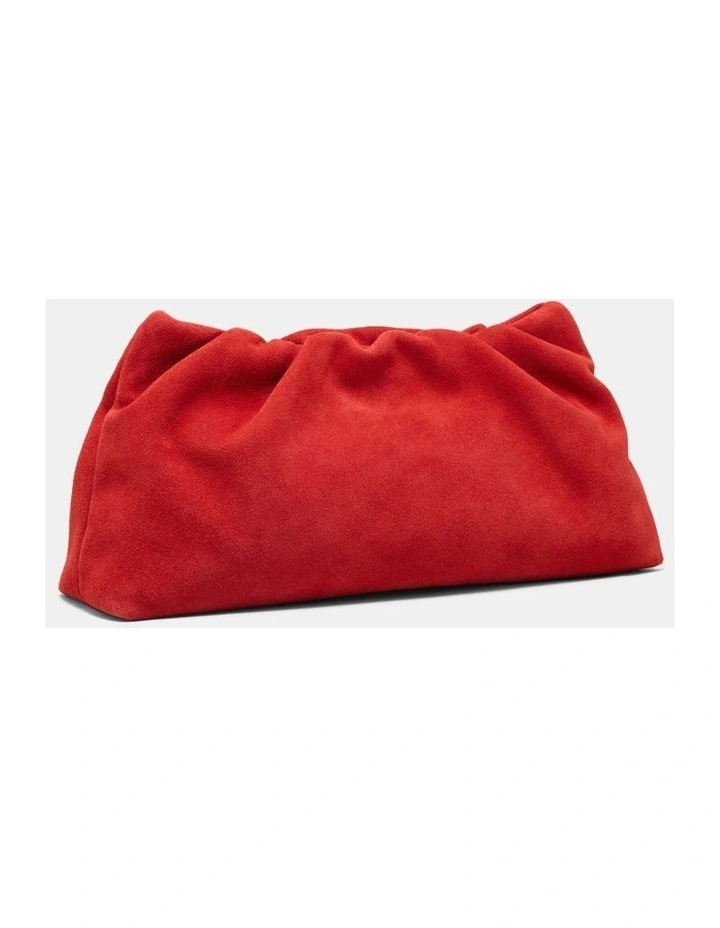 The Clutch Bag Bags Leather in Red image 3