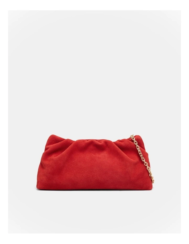 The Clutch Bag Bags Leather in Red image 5
