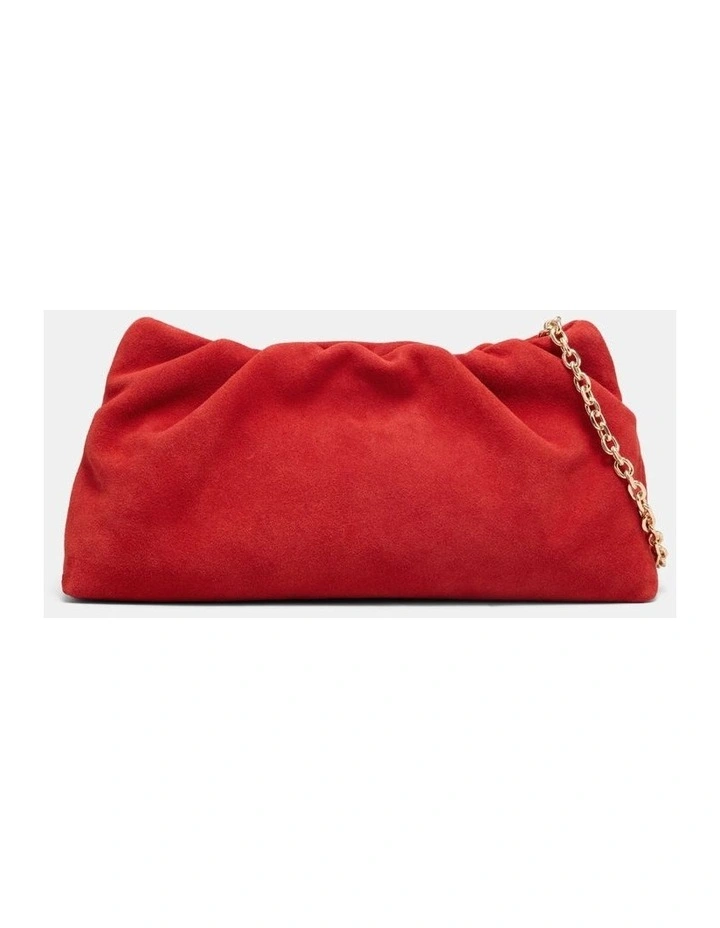 The Clutch Bag Bags Leather in Red image 5