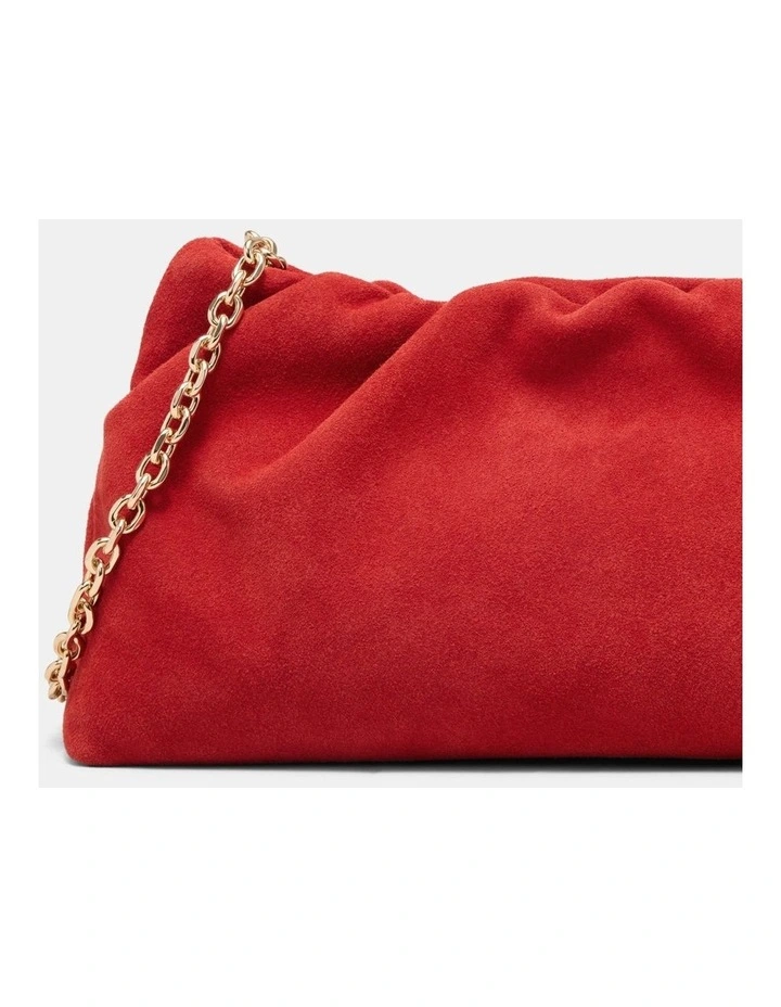 The Clutch Bag Bags Leather in Red image 6