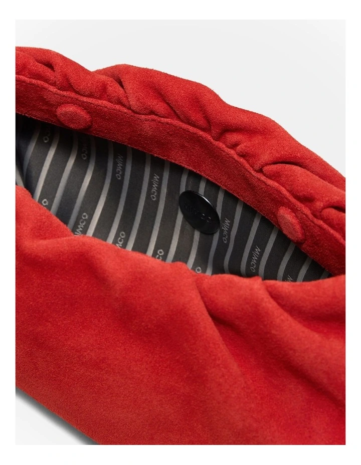 The Clutch Bag Bags Leather in Red image 7