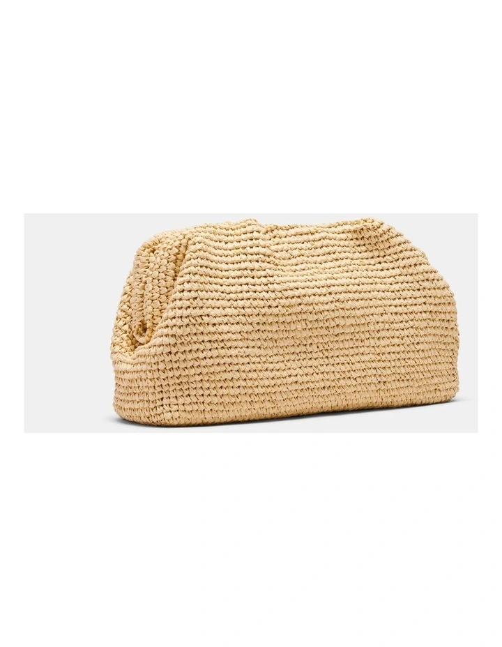 The Liv Clutch Bag Bags Non Leather in Natural image 2