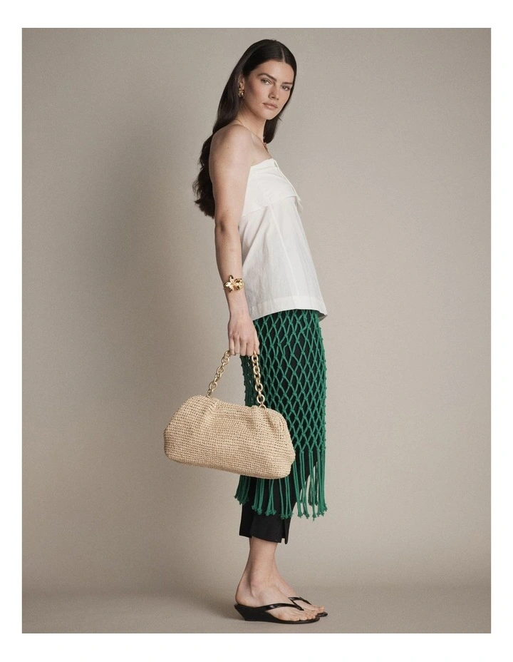The Liv Clutch Bag Bags Non Leather  in Natural image 3
