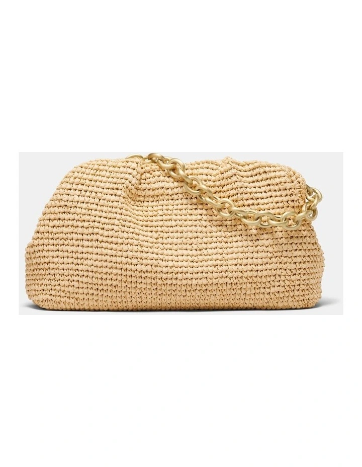 The Liv Clutch Bag Bags Non Leather in Natural image 4