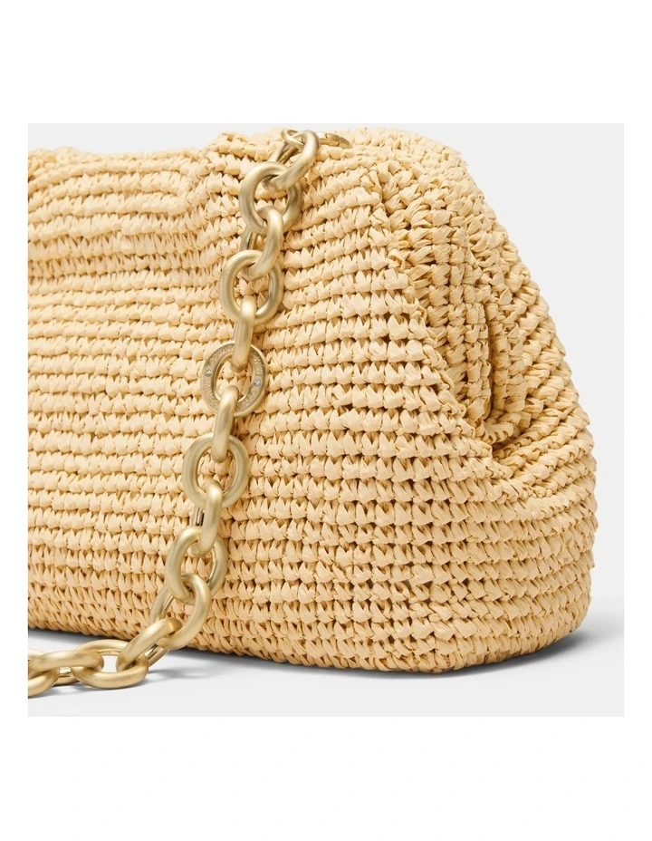 The Liv Clutch Bag Bags Non Leather in Natural image 5