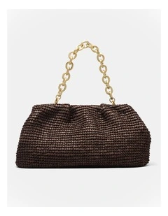 The Liv Clutch Bag Bags Non Leather in Chocolate