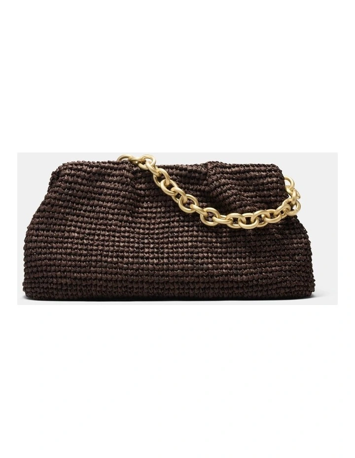 The Liv Clutch Bag Bags Non Leather in Chocolate image 5