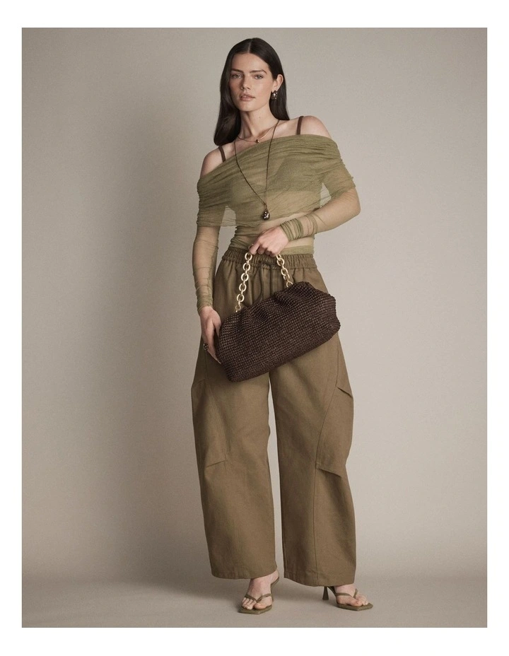 The Liv Clutch Bag Bags Non Leather in Chocolate image 7