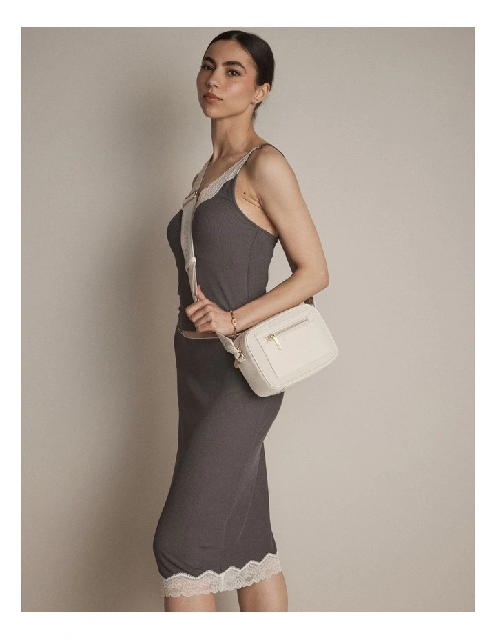 Patch Camera Bag Bags Non Leather  in Off White image 2