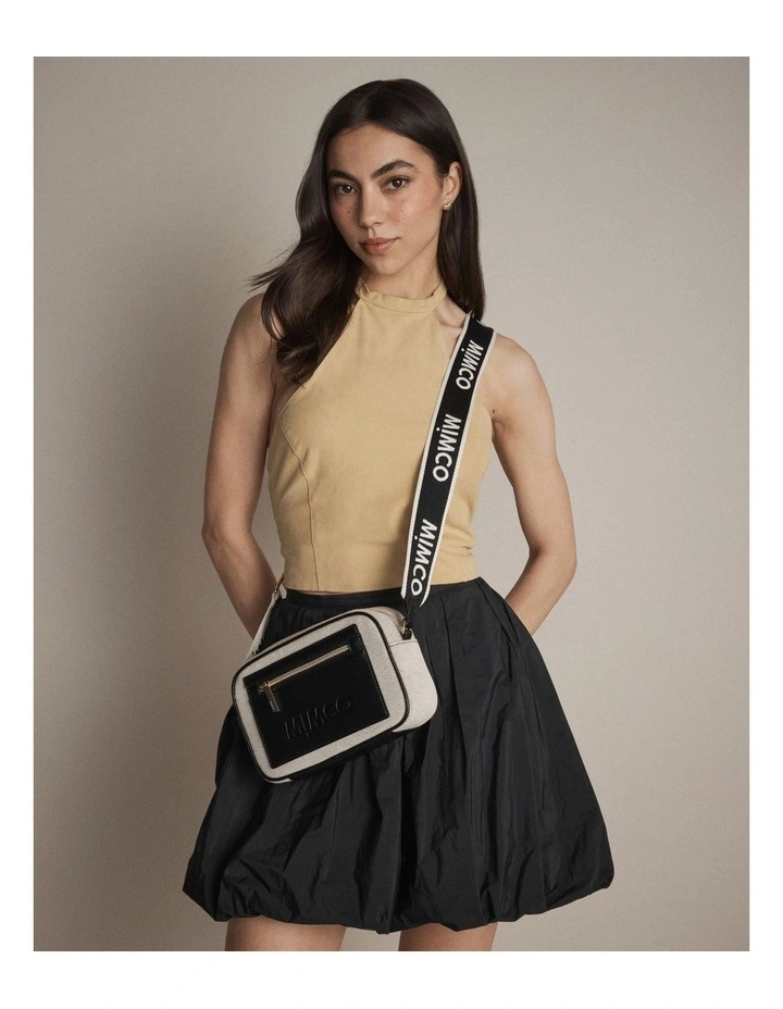 Patch Camera Bag Bags Non Leather in Black Multi image 2