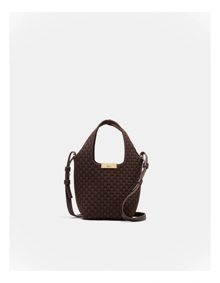Amelie Mini Grab Crossbody Bag Bags Non Leather  in Chocolate image 1
