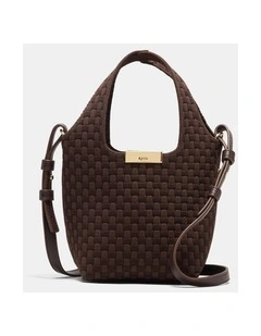 Amelie Mini Grab Crossbody Bag Bags Non Leather  in Chocolate