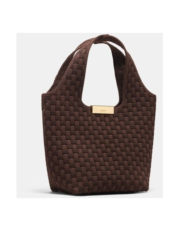 Amelie Mini Grab Crossbody Bag Bags Non Leather in Chocolate image 2