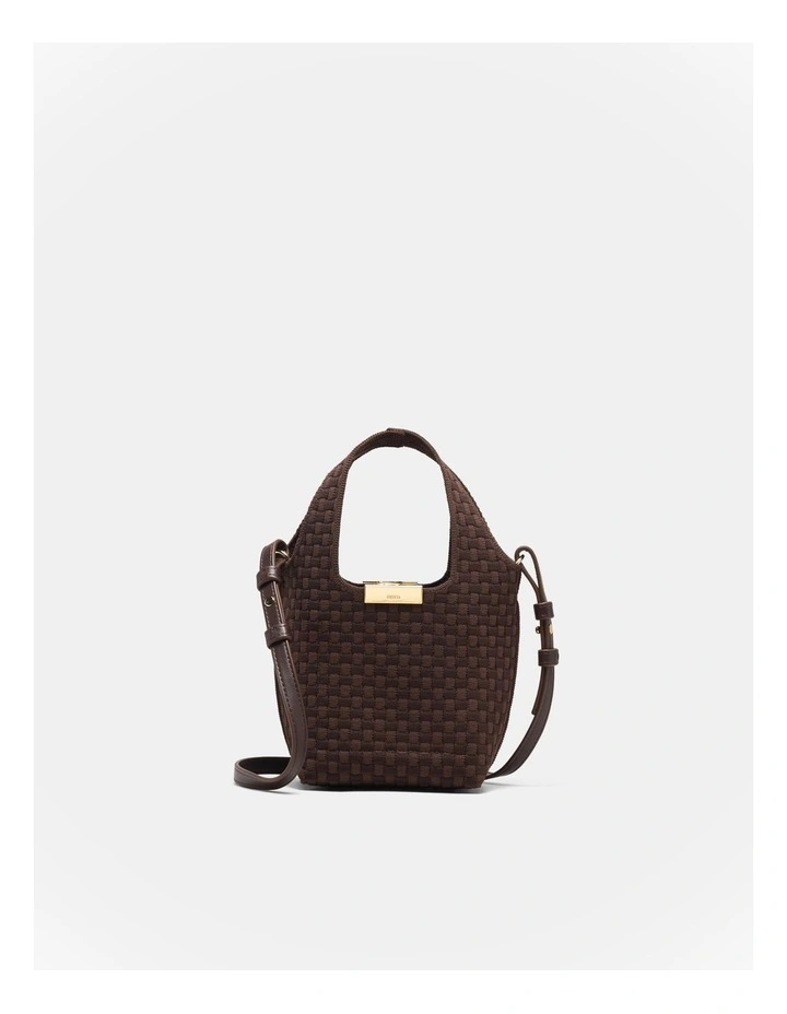 Amelie Mini Grab Crossbody Bag Bags Non Leather  in Chocolate image 3