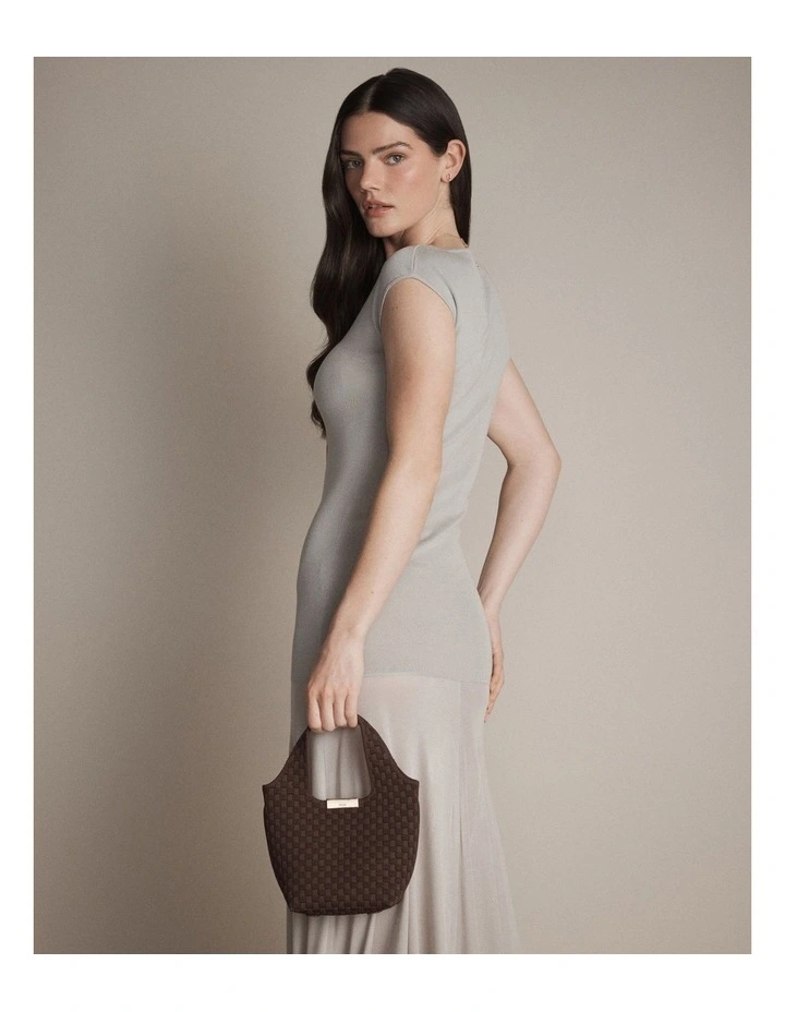 Amelie Mini Grab Crossbody Bag Bags Non Leather in Chocolate image 3