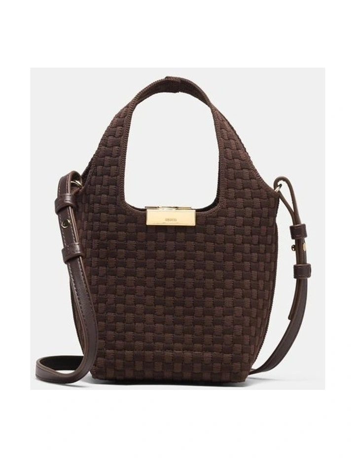 Amelie Mini Grab Crossbody Bag Bags Non Leather in Chocolate image 4
