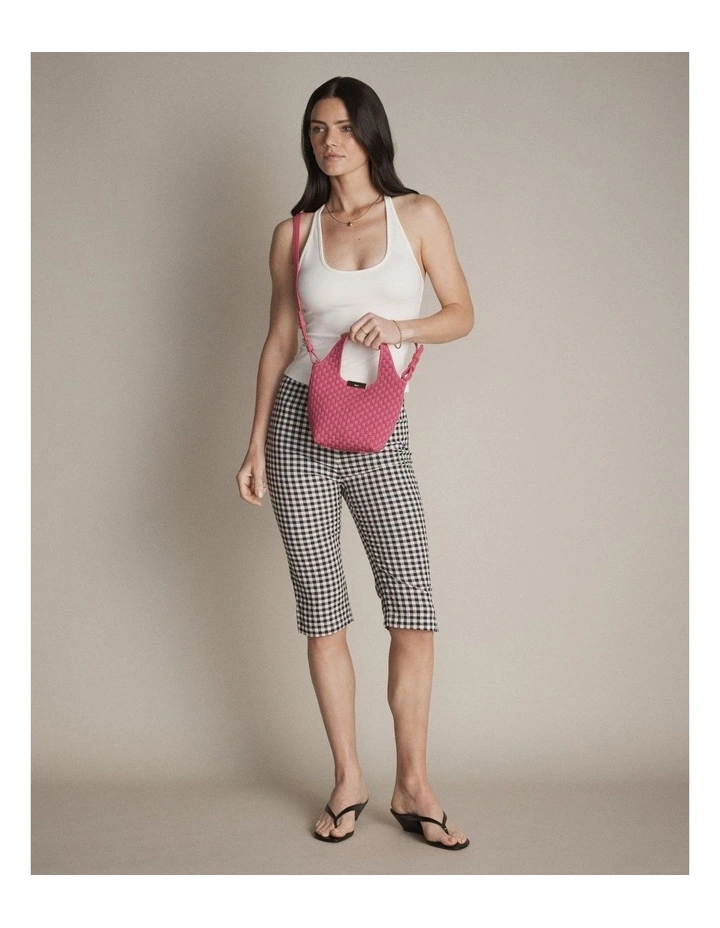 Amelie Mini Grab Crossbody Bag Bags Non Leather in Fuchsia image 2