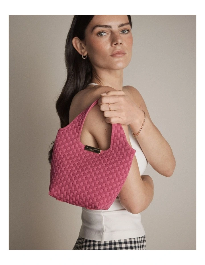Amelie Mini Grab Crossbody Bag Bags Non Leather in Fuchsia image 4